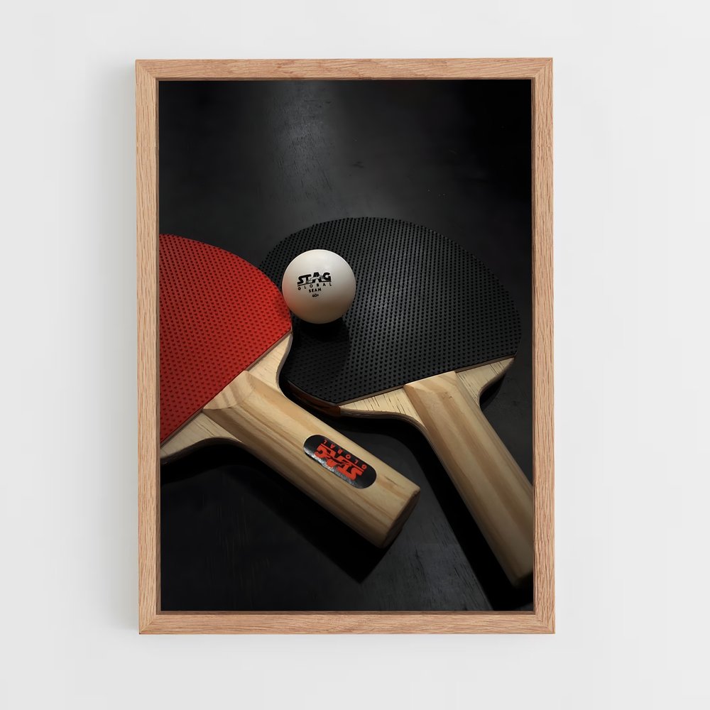 Poster Table tennis – affiche Tennis de table (vue 4)